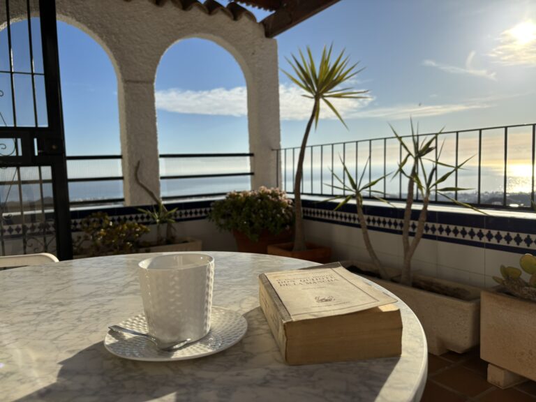 Terraza mesa desayuno